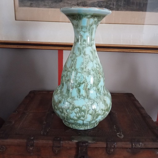 Vintage Gouds Plateel Vase - Jumbo Gouda - 60er-70er