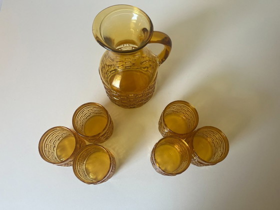 Image 1 of Servizio aranciata Bormioli - 1970