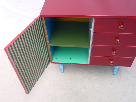 Image 1 of Cassettiera vintage 1 anta 4 cassetti