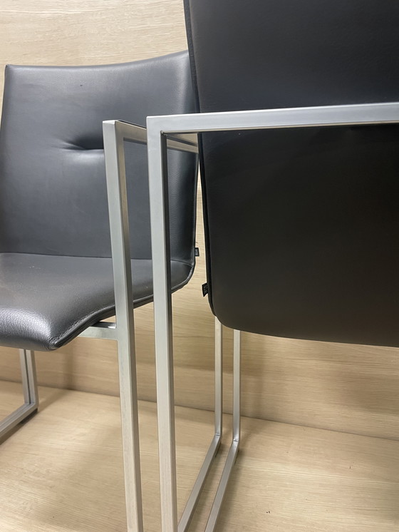 Image 1 of Set of 4 Arco Frame chairs, designed by Burkard Vogtherr