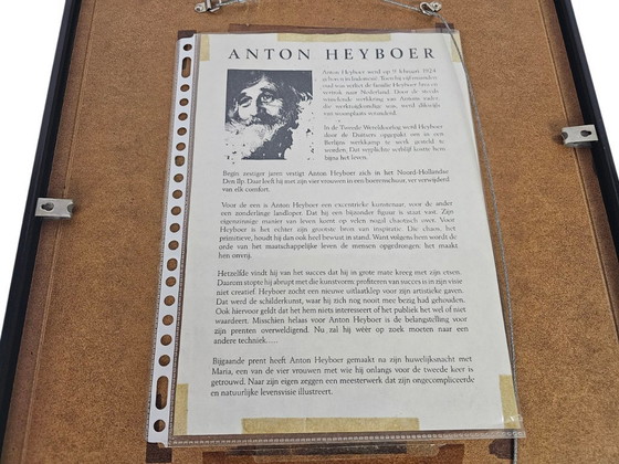 Image 1 of Anton Heyboer - Madonna met Kind - zeefdruk - Limited edition - 1990