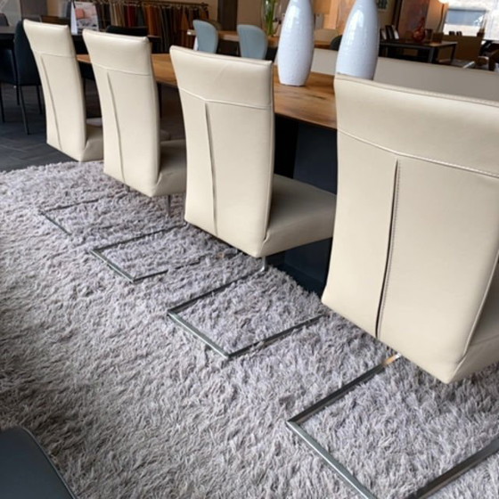 Image 1 of Musterring Nova dining chair (set of 4) with bench