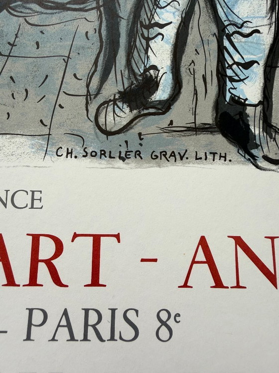 Image 1 of Marc Chagall (1887–1985), La Ruche et Montparnasse Exhibition Poster (1979, Musée Jacquemart-André), Printed in France