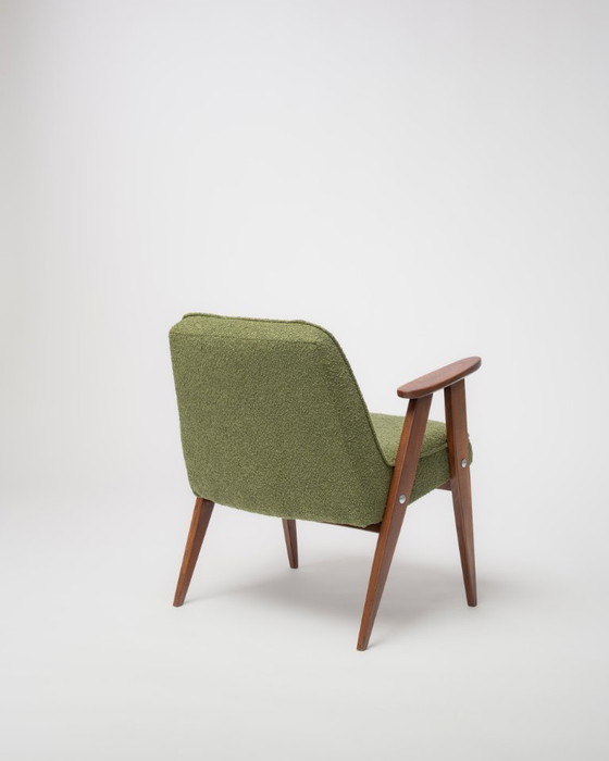 Image 1 of Fauteuil restauré de style moderne du milieu du XXe siècle : J. Chierowski, modèle 366