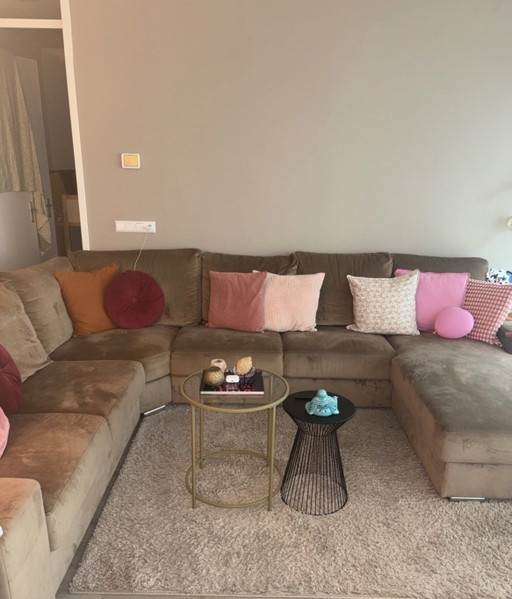 Beautiful spacious sofa – hoekbanken, Textile