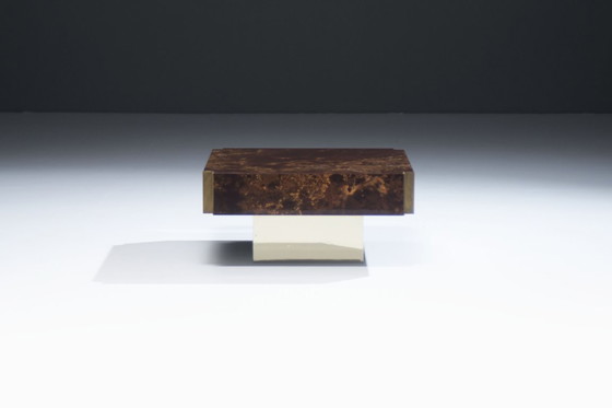 Image 1 of Zeldzame salontafel ‘Éruption Solaire’ - Guy Lefevre - Ligne Roset / Roche Bobois