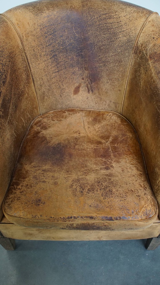 Image 1 of Schafsfell-Clubsessel von Nico van Oorschot