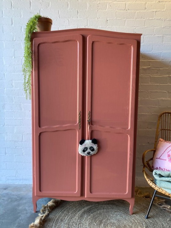 Image 1 of Vintage antique girls' wardrobe, restyled wardrobe