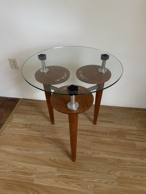 Bořek Šípek Table - Glass, Wood & Mother of Pearl