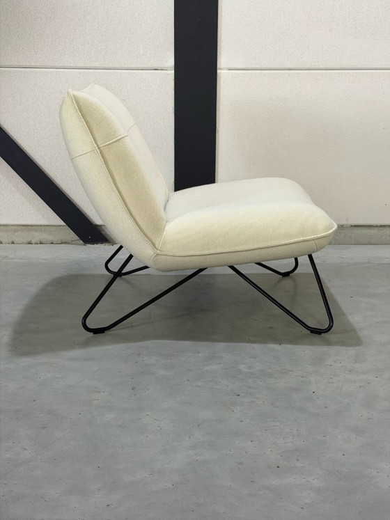 Rolf Benz Freistil 394 Armchair - cream-colored fabric – Textile (photo 6 of 10)
