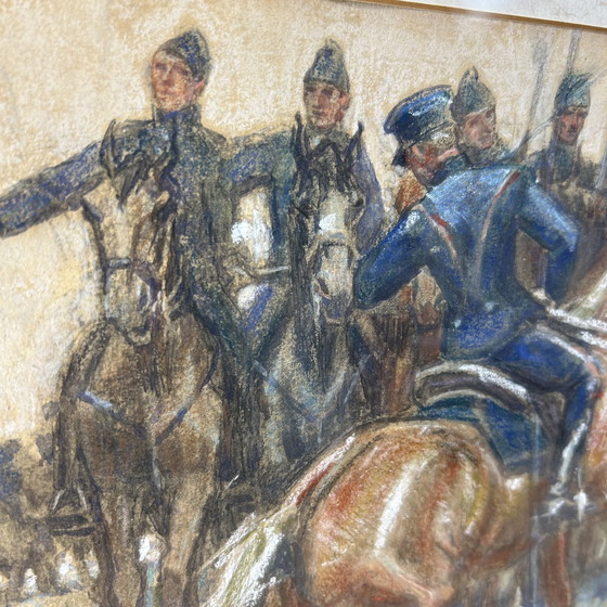 Image 1 of La caballería se prepara para la guerra - Gerard Westermann