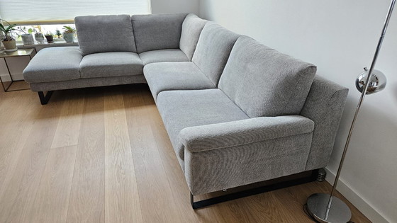 Image 1 of Beautiful light gray corner sofa from Montel (1.5 years old)