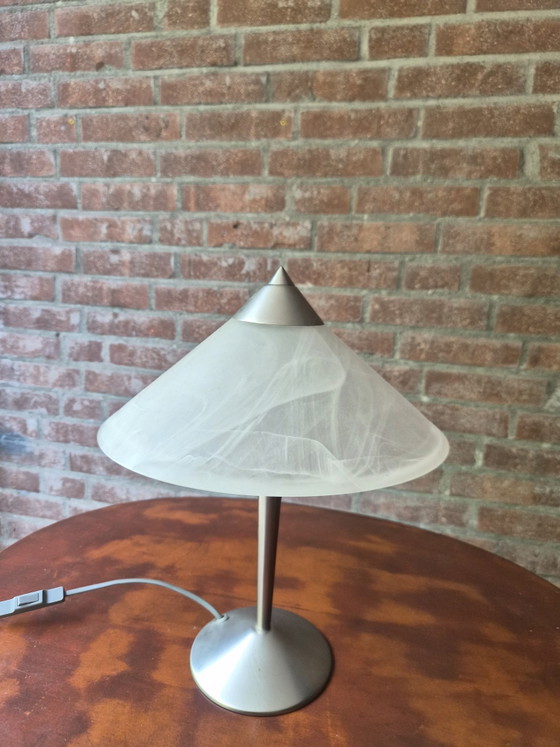 Image 1 of Vintage glass table lamp