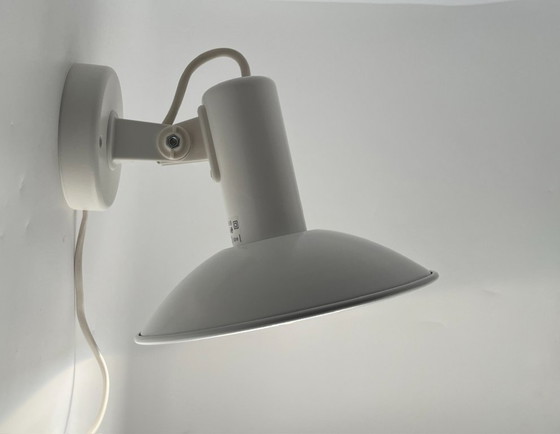 Image 1 of Vintage IKEA STROF Type V405 wandlamp, jaren 80, wit met chromen reflector