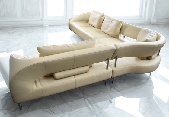Image 1 of New condition Leolux Vol de Rève design corner sofa