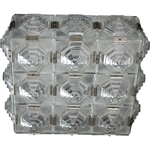 Paar alte Deckenlampen von Jaroslav Bejvl für Kamenicky Senov, 1970