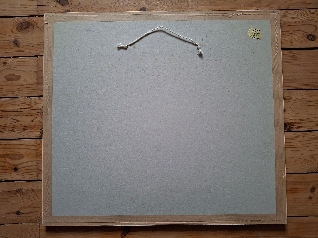 Framed lithograph by Alain Bonnefoit, signed and numbered | €79