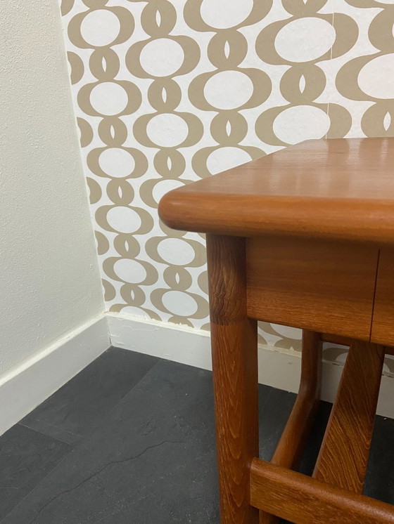 Image 1 of Tavolino da caffè in teak Dyrlund con cassetto