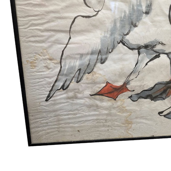 Image 1 of Chinees schilderij met Zhong Kui, Fan Zeng 2e helft 20e eeuw