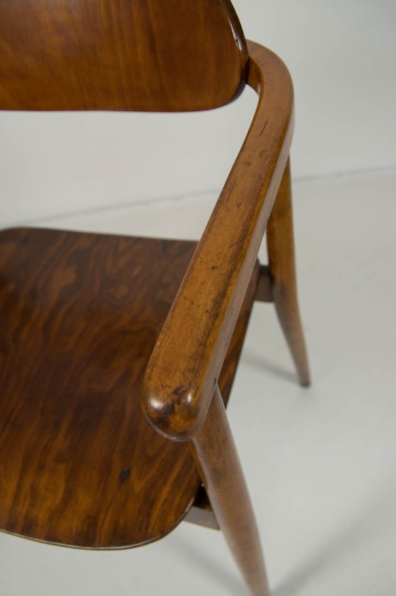 Image 1 of Antonín Suman TON eetkamerstoel, Tsjechoslowakije, 1966