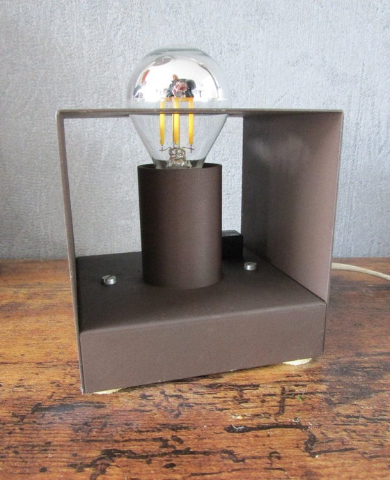 Image 1 of Vintage Philips Nws-65 Kubus tafel/wandlamp
