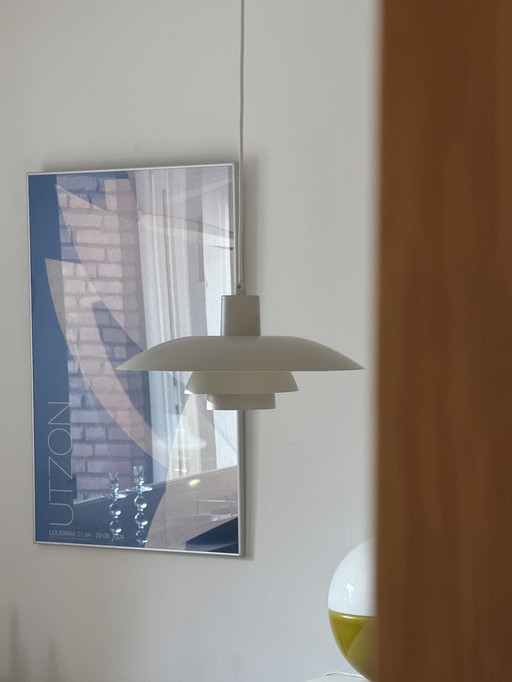 Louis Poulsen PH 4/3 pendant lamp, designed by Poul Henningsen, in Classic White