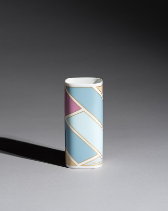 Image 1 of Vintage Chic Dorothy Hafner Rosenthal Vase Duo Germany 1980s Memphis Era Style