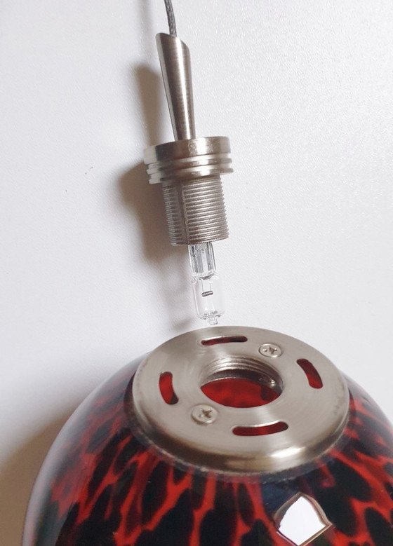 2 hand-blown pendant lamps – Metal (photo 7 of 23)