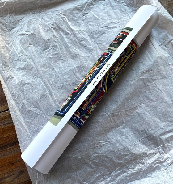 Image 1 of The human factory - Sketch of the body's functions - 1931 - Poster 61 x 91 cm