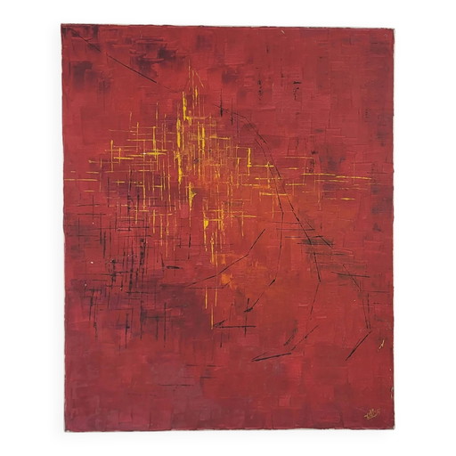 Abstraktes Gemälde / Xavier Descamps