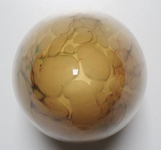 Image 1 of Art-Deco-Wandleuchte aus Opalglas