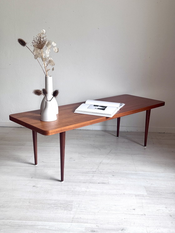 Vintage Teak Coffee Table 1960s – Wood (photo 4 of 9)