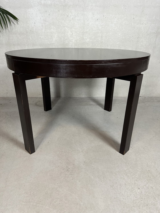 Image 1 of Adjustable vintage dining table (round/oval) - 1970s