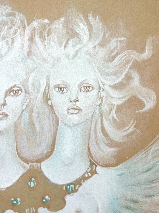 Image 1 of Leonor Fini – Surrealist Sphinx (rare lithograph)