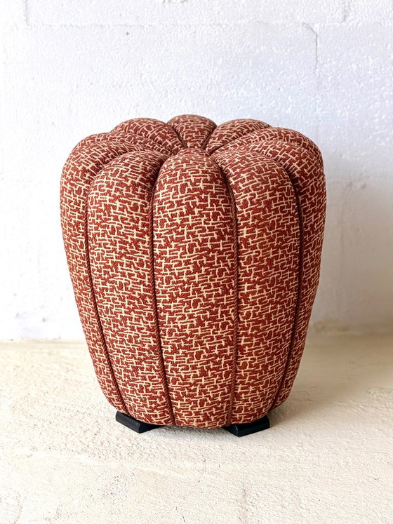 Tabouret van Jindrich Halabala – Jindřich Halabala, Hockers en poefs, Textile (photo 13 of 16)
