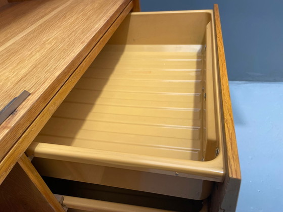 Image 1 of U-450 kast in eiken van Jiří Jiroutek voor Interiér Praha, Tsjecho-Slowakije, jaren 1960