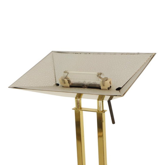 Lampadaire Golden Deknudt, design Willy Rizzo, style Hollywood Regency – Chrome (photo 11 of 16)
