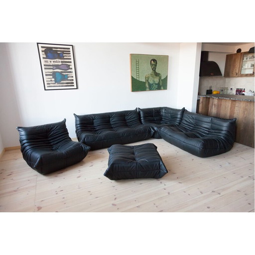 Togo vintage loungeset van Michel Ducaroy voor Ligne Roset, Frankrijk 1970