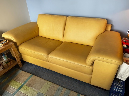 Magnificent Natuzzi leather sofa