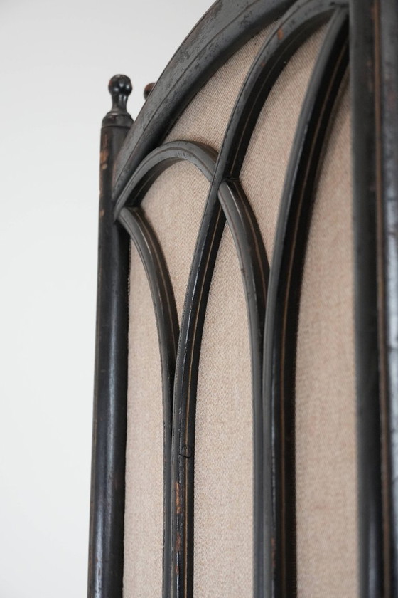 Image 1 of Antique restored bendwood Art Nouveau room divider from the late 19th century