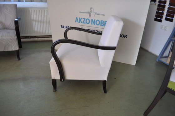 Fauteuil Art Déco Blanc, années 1920 – Art Deco (photo 5 of 6)