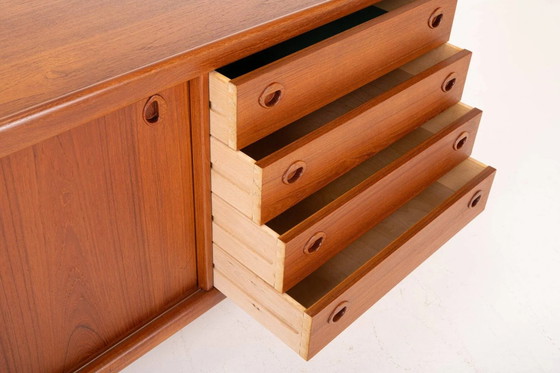 Vintage Danish sideboard by H.P. Hansen, 1960s – Wood, Scandinavian (photo 12 of 15)