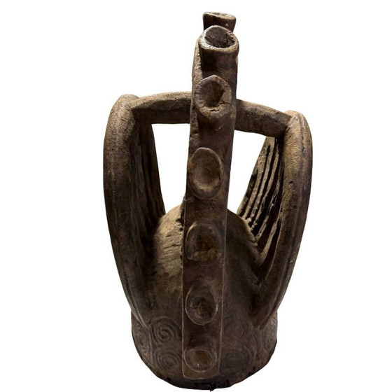 Decorazione Murale - Autentica Maschera Antica Igbo Agbogho Mmuo – Rituale Verificato – Sculture, Textile (photo 5 of 9)