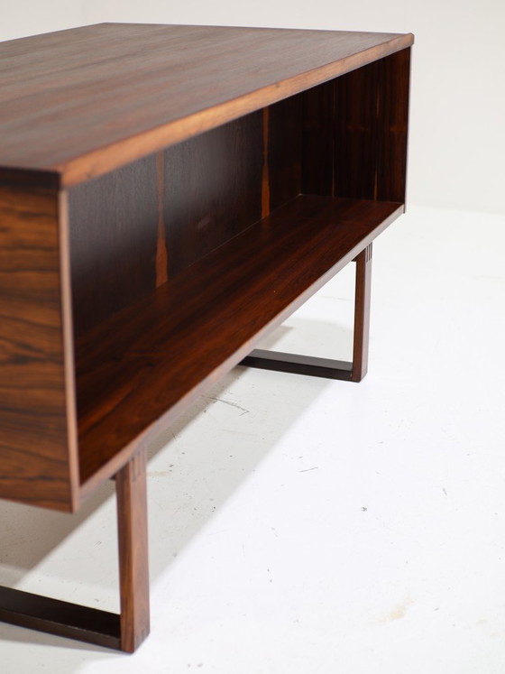 Image 1 of Vrijstaand bureau Jensen & Valeur Dyrlund palissander 1960s