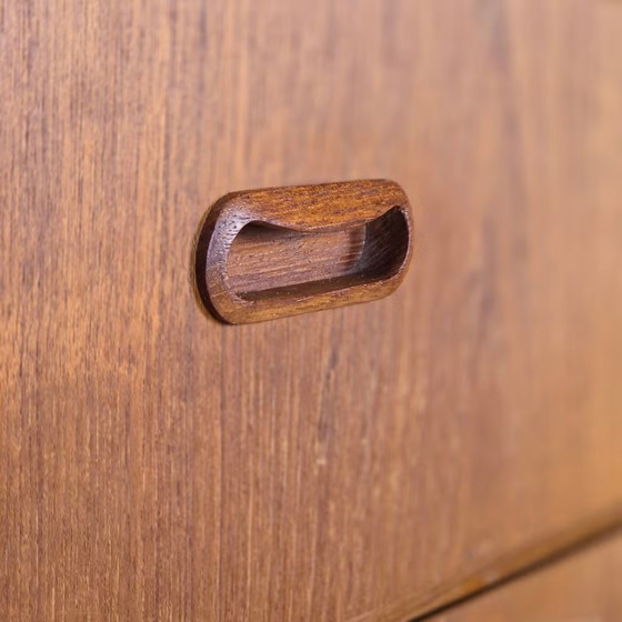 Vintage Danish chest of drawers, Omann Jun, 6 drawers, teak 1960s, Wood, Brown (photo 10 of 22)