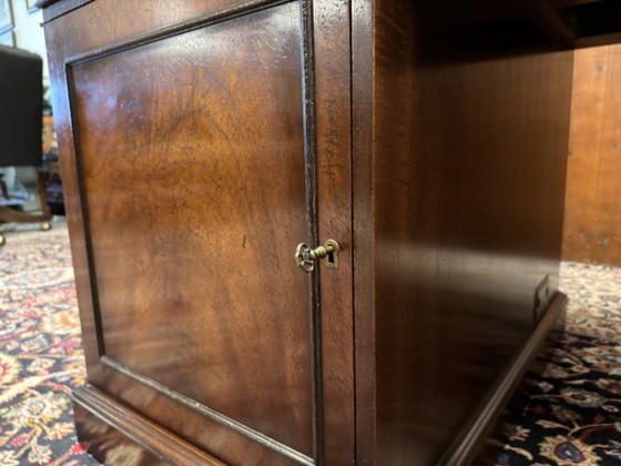 Scrivania Chesterfield classica inglese – Scrivanie, Leather, Wood (photo 12 of 19)