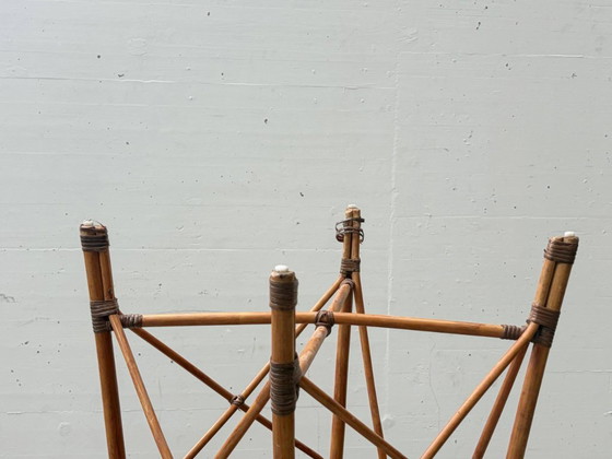 Image 1 of Set of 2 vintage designer chairs by Yuzuru Yamakawa made of bamboo