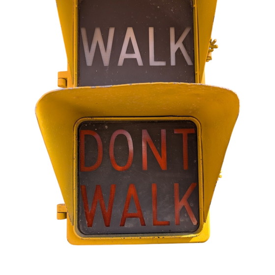 Image 1 of Walk / Don't Walk Fußgängerampel USA / New York 1960-1970