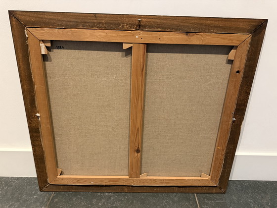 Image 1 of Dipinto surrealista W.Roelans 1984 (Belgio)