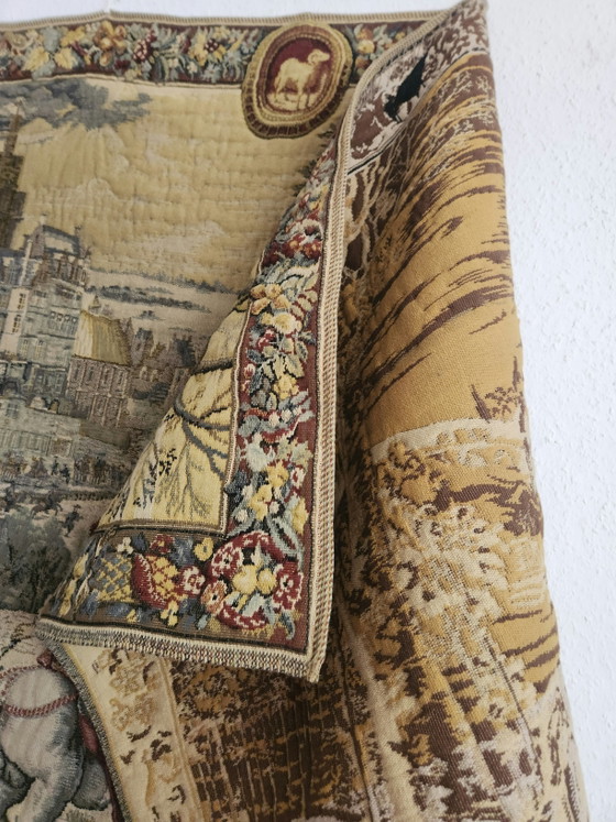 Belgische mittelalterliche Gobelin Jacquard flämische Wandteppich „Jagden des Kaisers Maximilian“ oder (photo 15 of 15)